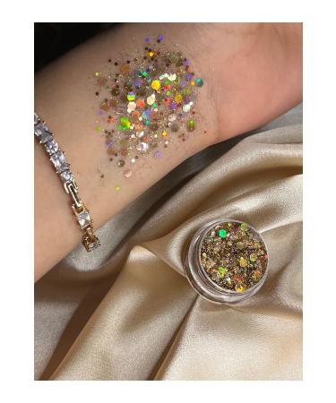 tolstoy Shiny Glitter Glitter- Golden Chocolate Glitter Glitter - Buy Online on GoSupps.com