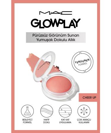 Mac Glow Play Soft Texture Layerable Blush - Cheer Up 7.3 G