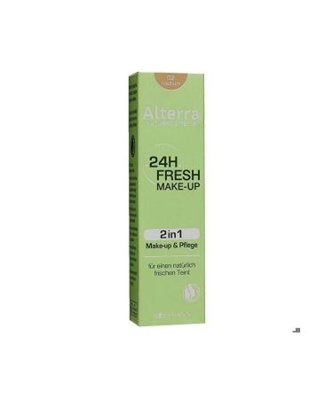 Alterra Foundation 24 Fresh 02 Medium 30 ml