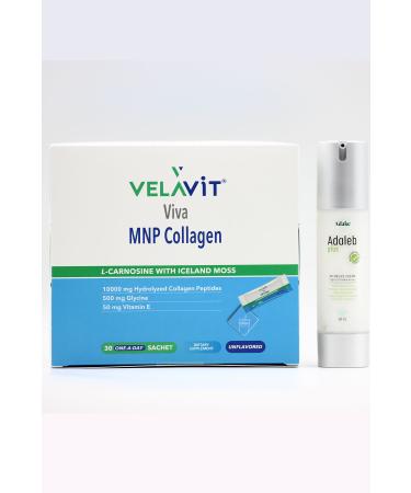 Velavit Viva MNP Collagen 30 Sachet Adaleb Plus Intensive Care Cream 50ml