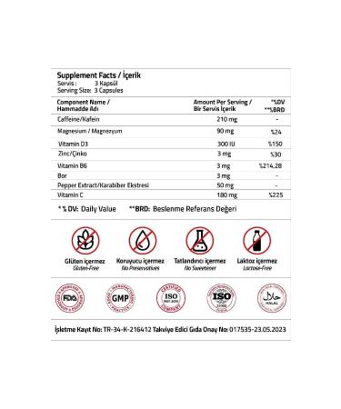 Validus Balance Electrolyte Caffeine 210 mg 90 Capsules - Buy Online on GoSupps.com