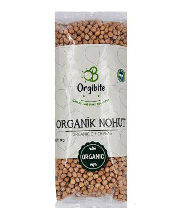 Orgibite Organic Chickpeas 1 Kg Package