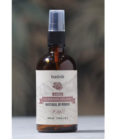 hatish Traditional Rose Water - Isparta Rose - Oil Free - 100ML