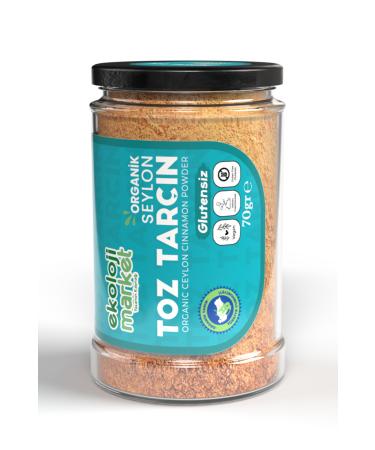 Ecology Market Organic Gluten-Free Ceylon Cinnamon Powder 70 Gr x3 - Buy Online on GoSupps.com