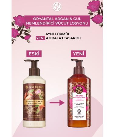 Yves Rocher Moisturizing Body Lotion - Oriental Argan Rose - 390ml-40428 - Buy Online on GoSupps.com
