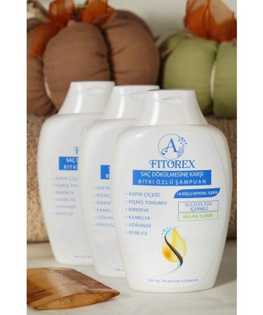Fitorex Natural and Herbal Solution Against Hair Loss: Paraben SLS SLES Salt-Free Perfume-Free Shampoo - Buy Online on GoSupps.com
