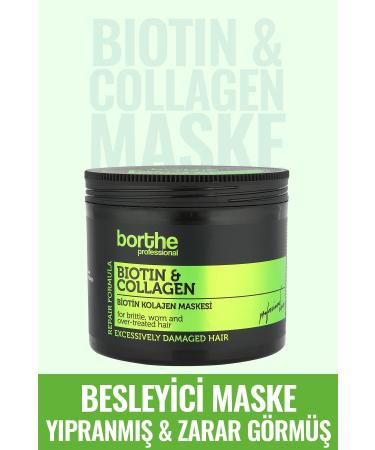 Borthe Biotin Collagen Hair Mask 500ml.