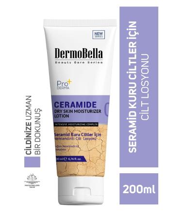 DERMOBELLA Ceramide Moisturizing Skin Lotion for Dry Skin 200 ml