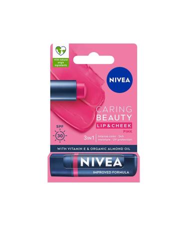 NIVEA Coloured Lip Care Cream Pink 4.8 gr