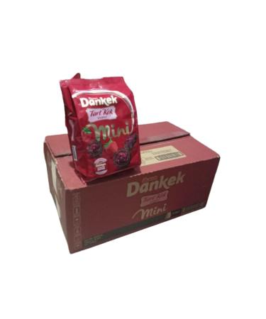 Ulker Dankek Tart Cake Strawberry Mini 150 Grams x 10 Pieces