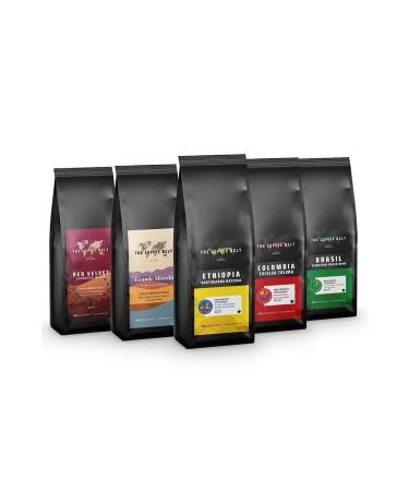 The Coffee Belt World Coffees Filter Coffee Introduction Set 1 (50 gr x 5 Pieces)