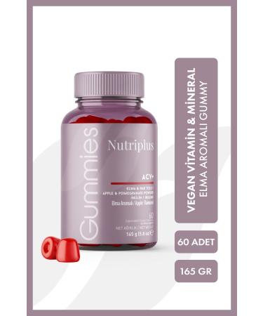 Farmasi Nutriplus Acy Gummy Apple & Pomegranate Flavor 60 Pieces