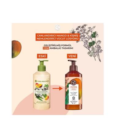 Yves Rocher Moisturising Body Lotion - Refreshing Mango Coriander - 390ml - Buy Online on GoSupps.com