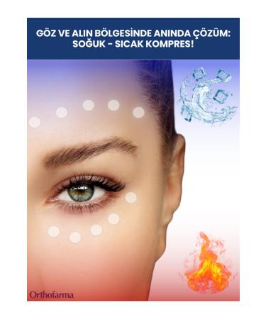 orthofarma Thermogel Eye Forehead Mask Hot Cold Ice Compress Anti-Puffiness Under Eye Bags Gel for Eyes - Buy Online on GoSupps.com