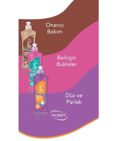 Hobby 7x24 Hair Styling Cream 250 ml Repair Care Straight and Shiny Definite Curls 3 Pieces - Buy Online on GoSupps.com