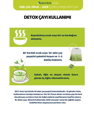 NUTRINVITAL Double Box Detox and Quinoa Tea - Herbal Diet Tea Weight Loss Supporter - Buy Online on GoSupps.com