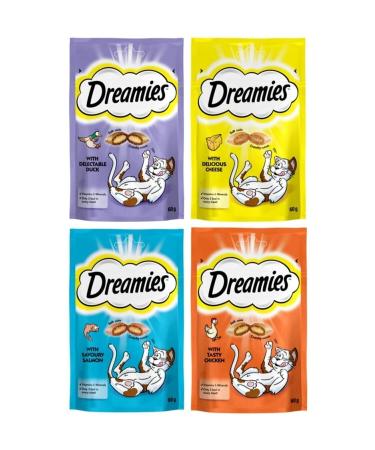 Dreamies 12 Pack Super Mixed Cat Treats (1 Pack 60 Gr)