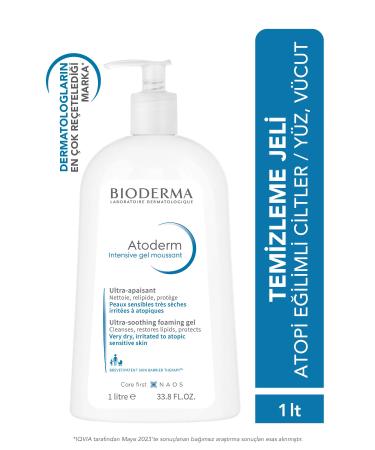 Bioderma Atoderm Intensive Foaming Gel Moussant 1 lt