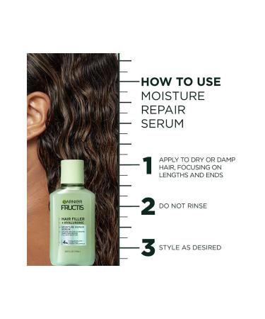 Garnier Fructis Hair Filler Hyaluronic Moisture Repair Hair Serum 111ML - Buy Online on GoSupps.com