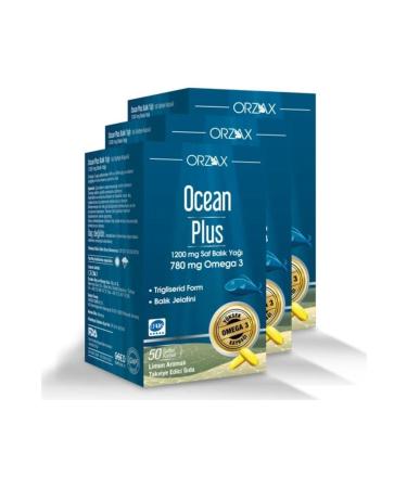 Ocean Omega 1200 Mg 50 Capsules 3 Pack