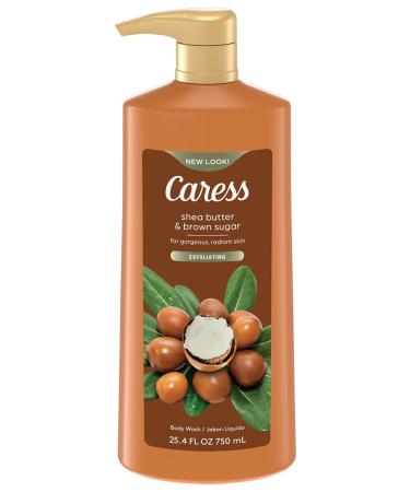 Caress Shea Butter and Brown Sugar Exfoliating Shower Gel 750ML