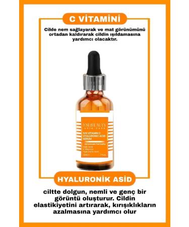 MelekBeauty Paris Radiance Vitamin C Brightening Renewing Serum 30ml