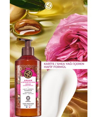 Yves Rocher Moisturizing Body Lotion - Oriental Argan Rose - 390ml-40428 - Buy Online on GoSupps.com