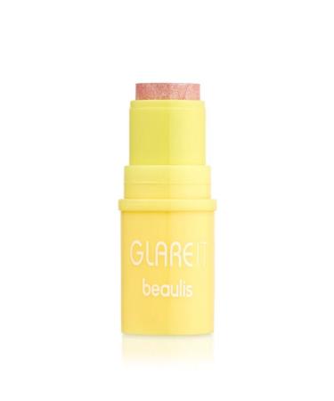 beaulis Glare It Mini Stick Illuminator & Highlighter pink tone and sparkling effect