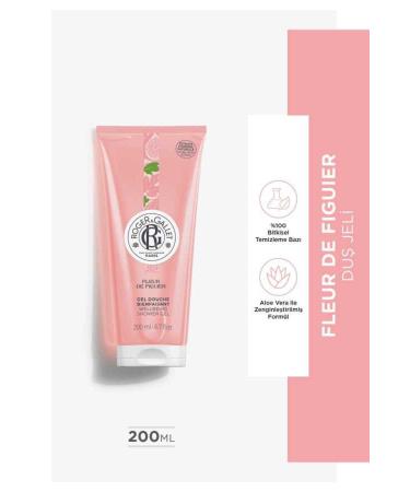 Roger&Gallet Fleur de Figuier Wellbeing Shower Gel Fig Blossom Fig - Musk - Grapefruit 200 ml