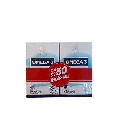 Natural Nest Omega 3 1200mg Fish Oil 2x30 Capsules