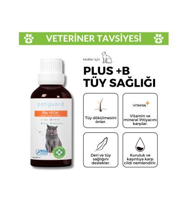 Patiguard Plus B For Cats Anti-hair Loss Preventive Biotin Hair Health Drops 50 ml - Buy Online on GoSupps.com