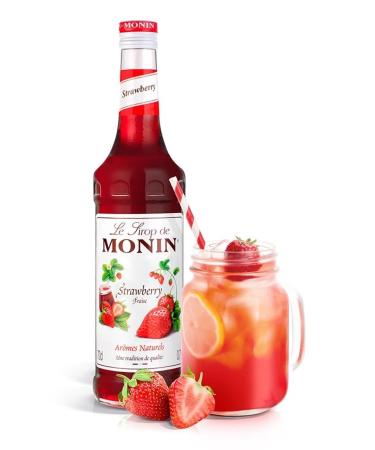 Monin Strawberry Syrup 700 ml - Buy Online on GoSupps.com