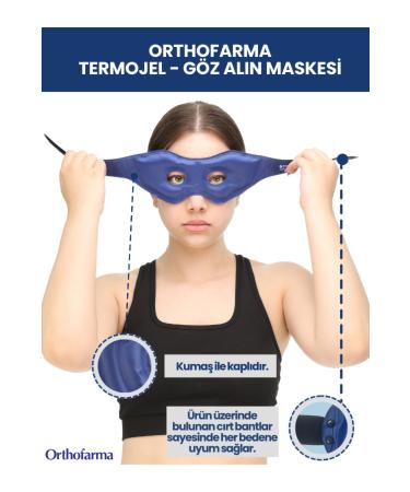 orthofarma Thermogel Eye Forehead Mask Hot Cold Ice Compress Anti-Puffiness Under Eye Bags Gel for Eyes - Buy Online on GoSupps.com
