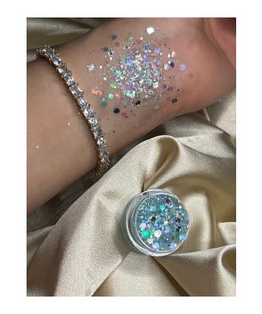 tolstoy Gel Shiny Glitter - Blue Light Glitter - Buy Online on GoSupps.com