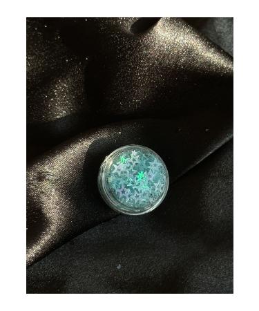 tolstoy Gel Glitter-Turquoise Stars