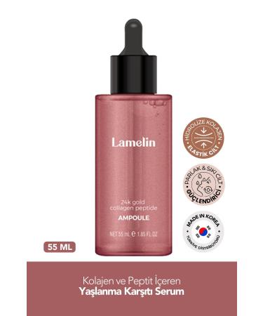 Lamelin Gold Collagen and Peptide Complex Anti-Wrinkle Serum Lamelin 24K Gold Ampoule