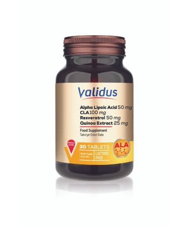 Validus Antioxidant Support Alpha Lipoic Acid + Cla + Resveratrol Tablet