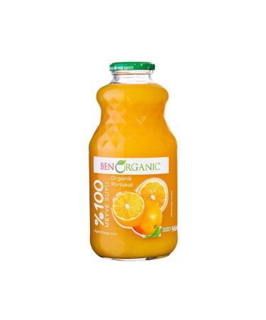 Benorganic Organic Orange Juice 6 X 1 l - Buy Online on GoSupps.com