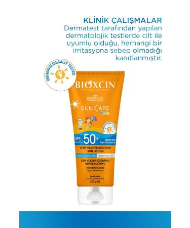 Bioxcin Sun Care Very High Protection Children's Sun Cream 50 Spf - (% 100 Botanical Active 200 ml) - Buy Online on GoSupps.com