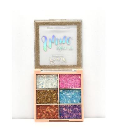 Roes a Rose Cosmetics Rose Born To Shine 6 Pack Glitter - 6 Colors Gl tter Eyeshadow