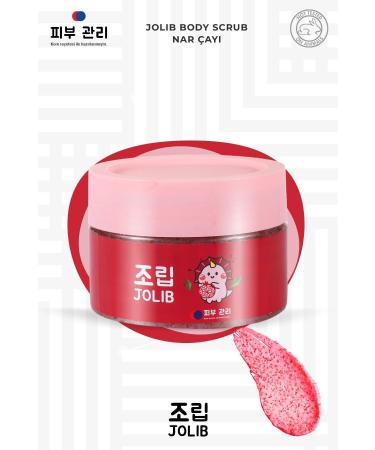 Jolib Body Scrub Nourishing Purifying Moisturizing Body Peeling with Unique Pomegranate Tea Scent - Buy Online on GoSupps.com