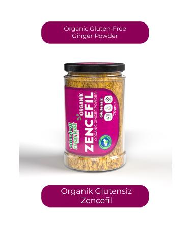 Ecology Market Organic Gluten-free Ginger 70 gr / Organic Gluten-free Ginger 70 gr
