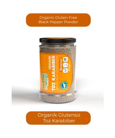 Ecology Market Organic Gluten-free Black Pepper Powder 100 gr