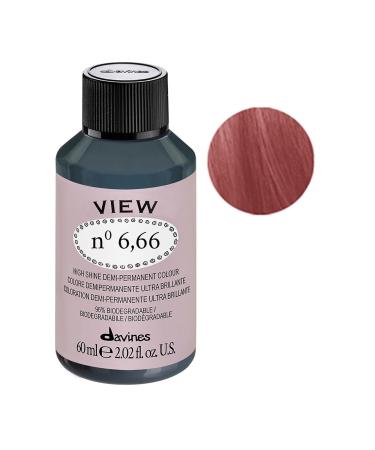 Davines View Semi Permanent Hair Dye 60 ml - 6.66 Chestnut Red 8004608260240 (Oxidizer-Free)