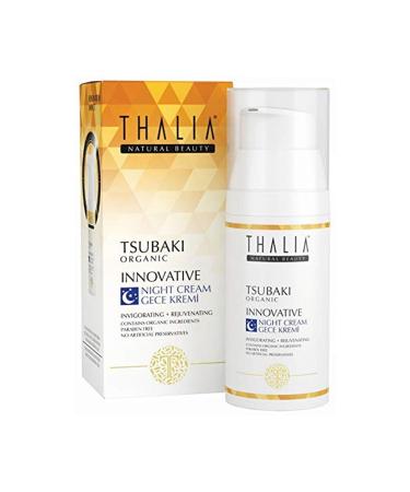 Thalia Anti-Aging Organic Innovative Tsubaki Oil Night Face Care Cream