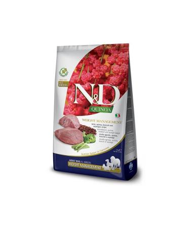 N & D Quinoa Weight Management Lamb Adult Dog Food 2.5 kg