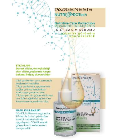 Piar Genesis Nutri Protech Skin Care Serum Bright Appearance and Smoothness 30 Ml - Buy Online on GoSupps.com