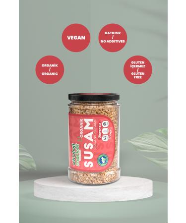 Ekoloji Market Organic Gluten-Free Sesame 100 Gr x2 / Organic Gluten-Free Sesame 100 Gr x2 - Buy Online on GoSupps.com