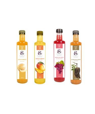 S heylaana Natural Melon Mango Red Grape and Carob Vinegar 500 ml