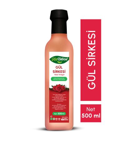 Organic Aged Rose Vinegar Natural Fermentation 500 ml.